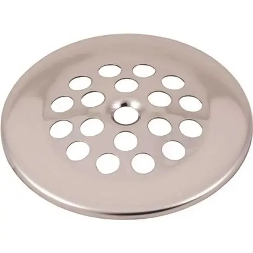 2-7/8 in. Bathtub Drain Strainer in Brushed Nickel