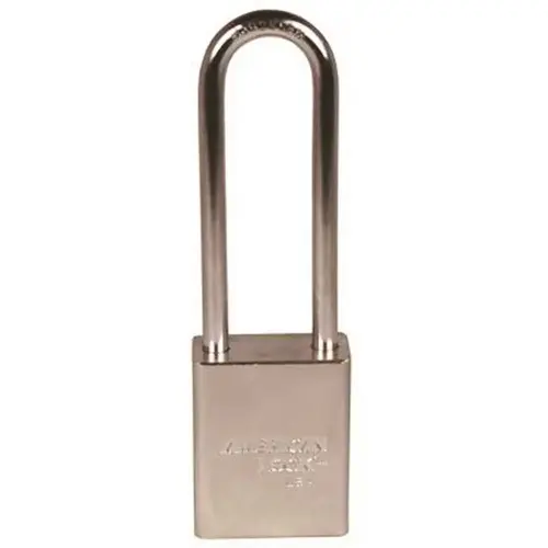 1-1/2 in. Padlock Solid Steel Body KAA Triple Satin Chrome 1-1/2 in. Padlock Solid Steel Body KAA Triple Satin Chrome