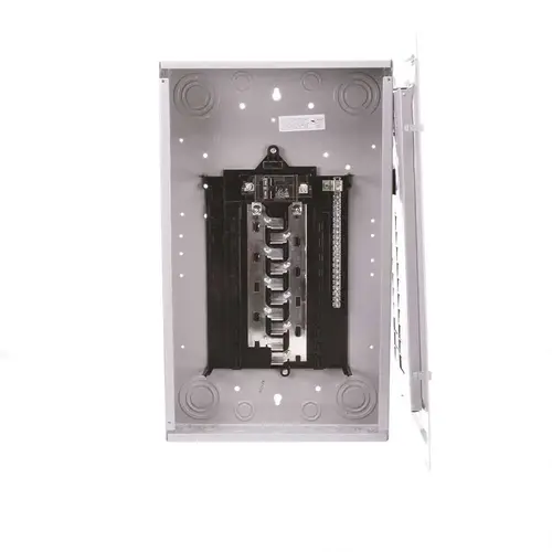 ES Series 100 Amp 20-Space 20-Circuit Main Breaker Indoor Load Center Gray ES Series 100 Amp 20-Space 20-Circuit Main Breaker Indoor Load Center Gray