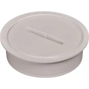 IPS Corporation 68505 4 in. IPS DWV PVC Snap-In Cleanout with Plug White