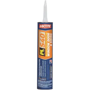 Loctite 1675293 PL S40 10 fl. oz. White Polyurethane Window, Door and Siding Sealant