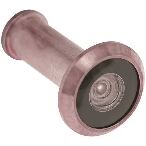 Door Viewe, 180-Degree Brass Plated, 1/2 in. Hole, Fits 1-3/8 in. To 2 in. Door
