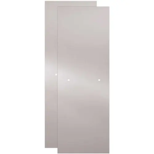 23-17/32 in. x 67-3/4 in. x 3/8 in. Frameless Sliding Shower Door Glass Panels in Clear ( for 44-48 in. Doors) 23-17/32 in. x 67-3/4 in. x 3/8 in. Frameless Sliding Shower Door Glass Panels in Clear ( for 44-48 in. Doors)