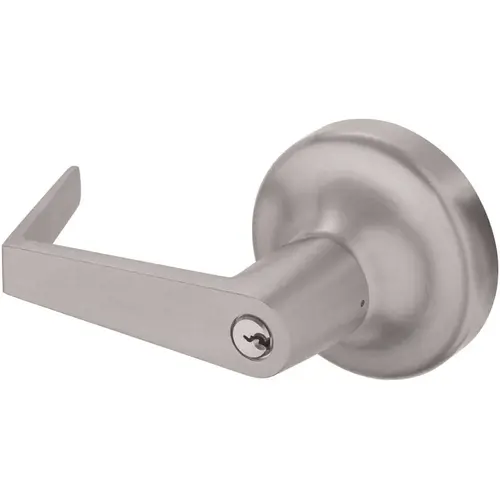 Exit Device Lever Handle Outside Trim W/ Paracentric Keyway Aluminum Exit Device Lever Handle Outside Trim W/ Paracentric Keyway Aluminum