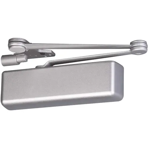 Cast Iron Satin Chrome Hold Open Door Closer Cast Iron Satin Chrome Hold Open Door Closer