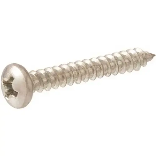 #10 x 1-1/2 in. Phillips Pan Screw Zinc - pack of 25