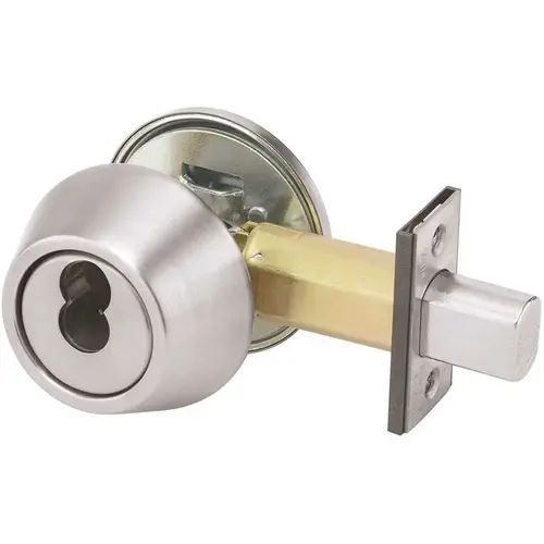 Satin Chrome Finish Cylinder by Cylinder Classroom Function Yale Mechanical Deadbolt Satin Chrome Finish Cylinder by Cylinder Classroom Function Yale Mechanical Deadbolt