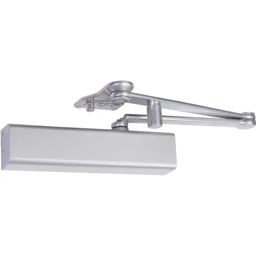 8500 Adjustable Size 1-6 Aluminum Cast Aluminum Body Door Closer Satin Chrome