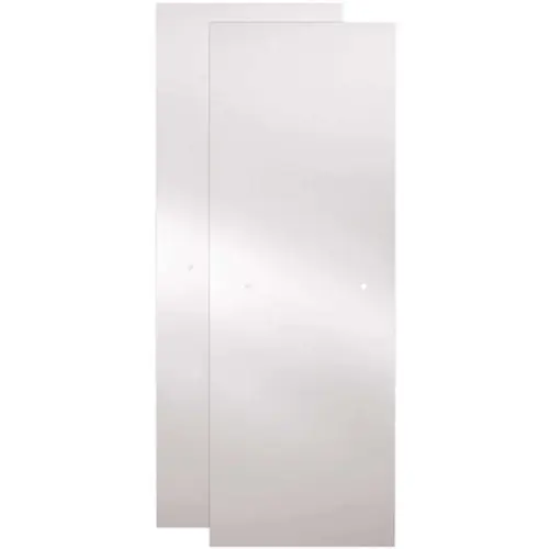 23-17/32 in. x 67-3/4 in. x 3/8 in. Frameless Sliding Shower Door Glass Panels in Niebla ( for 44-48 in. Doors) Clear 23-17/32 in. x 67-3/4 in. x 3/8 in. Frameless Sliding Shower Door Glass Panels in Niebla ( for 44-48 in. Doors) Clear