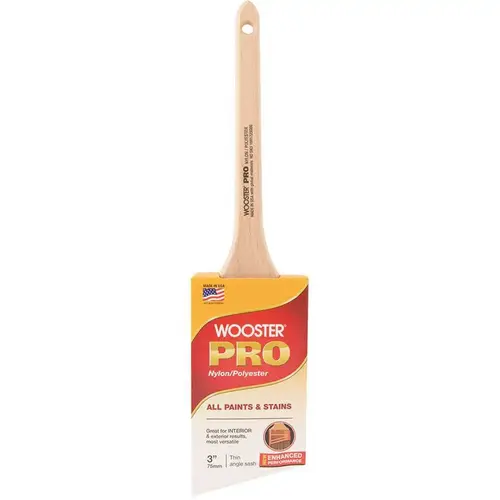 3 in. Pro Nylon/Polyester Thin Angle Sash Brush