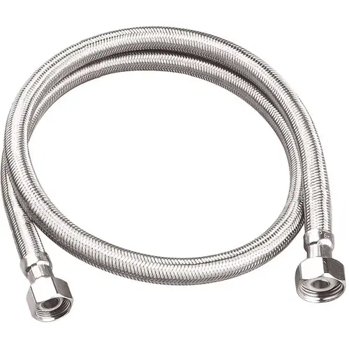 3/8 in. Compression x 1/2 in. FIP x 30 in. Braided Stainless Steel Faucet Supply Line