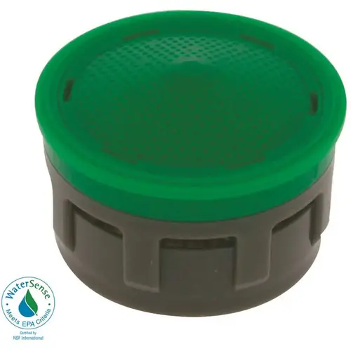 Perlator 1.5 GPM Regular Insert with Washers Green/Gray Perlator 1.5 GPM Regular Insert with Washers Green/Gray