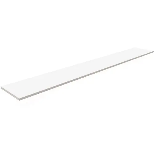 96 in. White Melamine Shelf Bracket for Top Shelf - pack of 3 96 in. White Melamine Shelf Bracket for Top Shelf - pack of 3