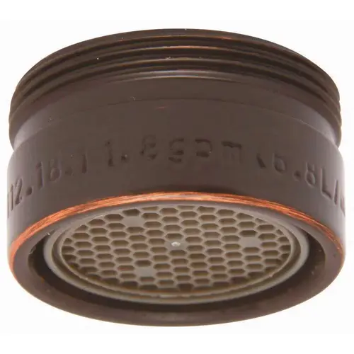 Kitchen Aerator, 1.8 GPM, 15/16 in., Male Thread, Parisian Bronze Polished Brass