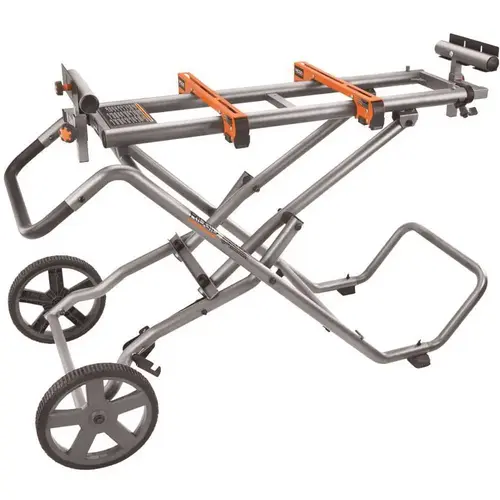 Universal Mobile Miter Saw Stand with Mounting Braces Orange Universal Mobile Miter Saw Stand with Mounting Braces Orange