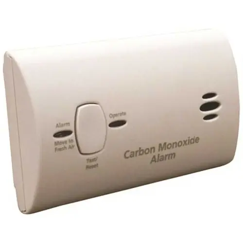 Battery Operated Carbon Monoxide Detector White