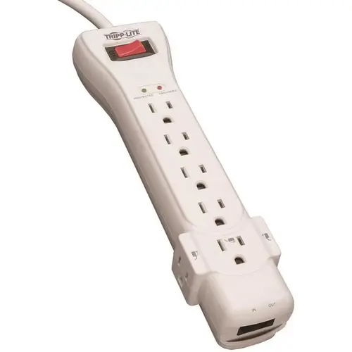 Protect It 7-Outlet Strip Gray