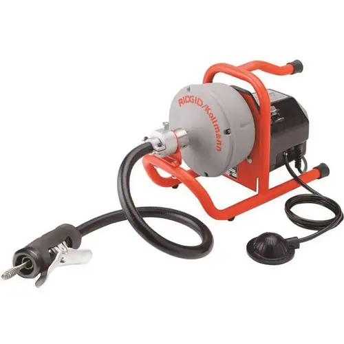 115-Volt K-40AF Autofeed Drain Cleaning Machine with C-13 5/16 in. Inner Core Speed Bump Cable 115-Volt K-40AF Autofeed Drain Cleaning Machine with C-13 5/16 in. Inner Core Speed Bump Cable