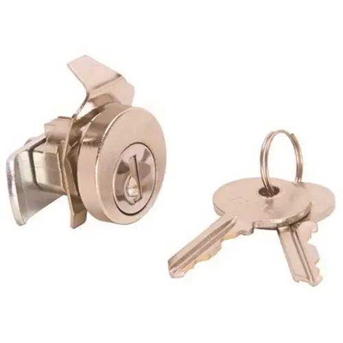 Zinc Alloy Mailbox Lock Brushed Nickel