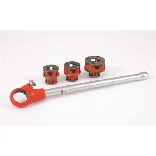 Exposed Ratchet Threader Set, 1/2 in (NPT) to 1 in (NPT), Model 00-R