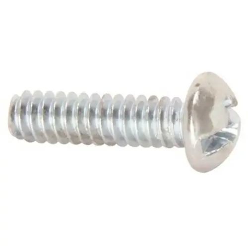 1/4 in.-20 TPI x 1 in. Combo Phillips/Slotted Round Machine Screws Zinc Plated - pack of 100 1/4 in.-20 TPI x 1 in. Combo Phillips/Slotted Round Machine Screws Zinc Plated - pack of 100