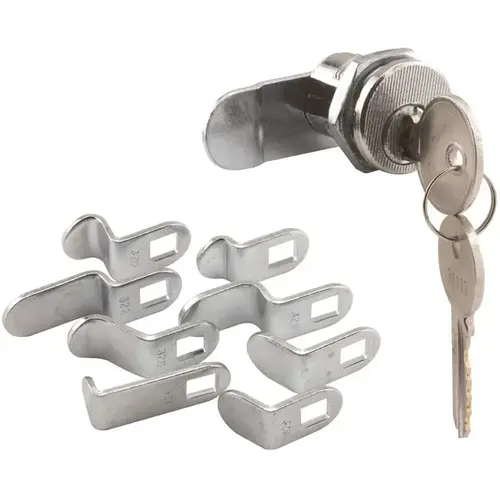 Mailbox Lock, 9 Cam Hudson HL-1 Keyway Silver Mailbox Lock, 9 Cam Hudson HL-1 Keyway Silver