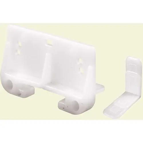 Drawer Track Guide for 1-5/16 in. Rails White Drawer Track Guide for 1-5/16 in. Rails White