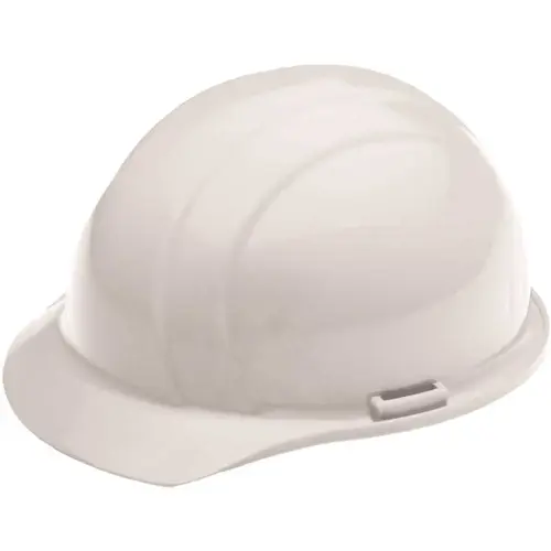 4 Point Nylon Suspension Slide-Lock White Cap Hard Hat 4 Point Nylon Suspension Slide-Lock White Cap Hard Hat