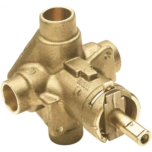 Brass Rough-In Posi-Temp Pressure-Balancing Cycling Tub and Shower Valve - 1/2 in. CC Connection Brass Rough-In Posi-Temp Pressure-Balancing Cycling Tub and Shower Valve - 1/2 in. CC Connection