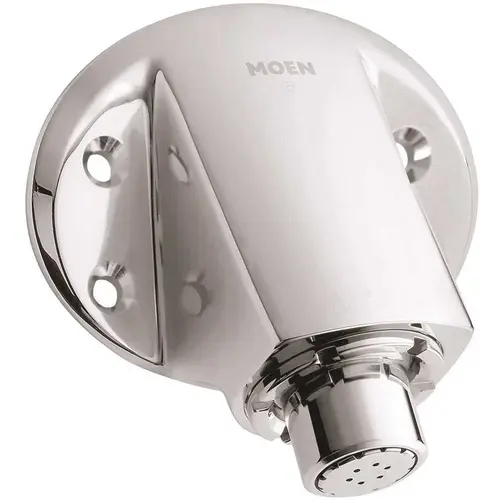 Commercial Vandal-Resistant 1-Spray 1 in. Single Wall Mount Vandal Resistant Fixed Shower Head in Chrome Commercial Vandal-Resistant 1-Spray 1 in. Single Wall Mount Vandal Resistant Fixed Shower Head in Chrome
