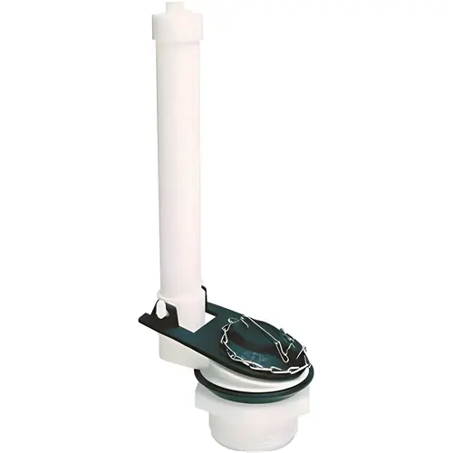 Plastic Flush Valve Complete Kit White Plastic Flush Valve Complete Kit White