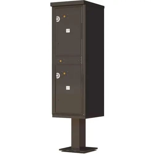 1,590 Valiant Black Pedestal Mount 4-Compartment Locking Outdoor Parcel Locker Mailbox 1,590 Valiant Black Pedestal Mount 4-Compartment Locking Outdoor Parcel Locker Mailbox