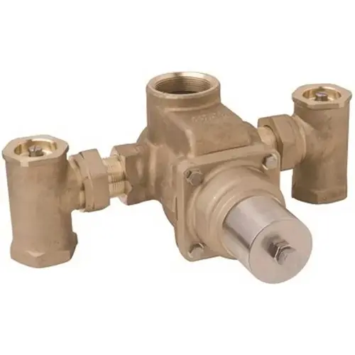 1-1/2 in. Tempcontrol Thermostatic Mixing Valve, Rough Brass 1-1/2 in. Tempcontrol Thermostatic Mixing Valve, Rough Brass