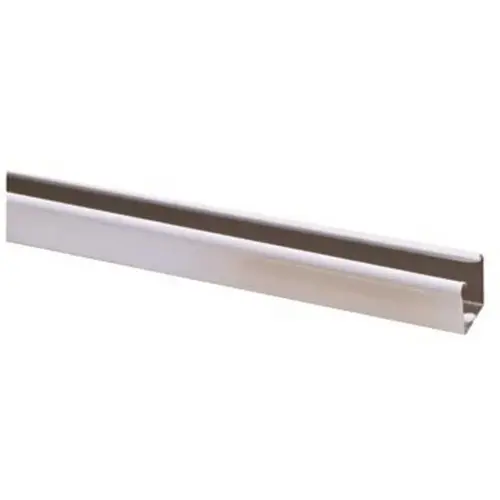 ALUMINUM REPLACEMENT TRACK FOR METAL BI-FOLD DOORS White ALUMINUM REPLACEMENT TRACK FOR METAL BI-FOLD DOORS White