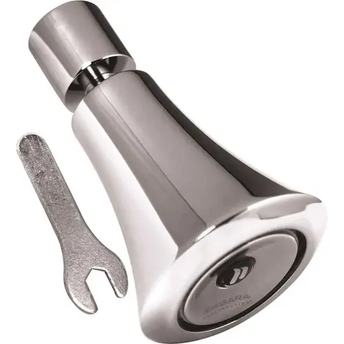 1-Spray 2.5 in. Single Wall Mount Low Flow Fixed Shower Head in Chrome 1-Spray 2.5 in. Single Wall Mount Low Flow Fixed Shower Head in Chrome