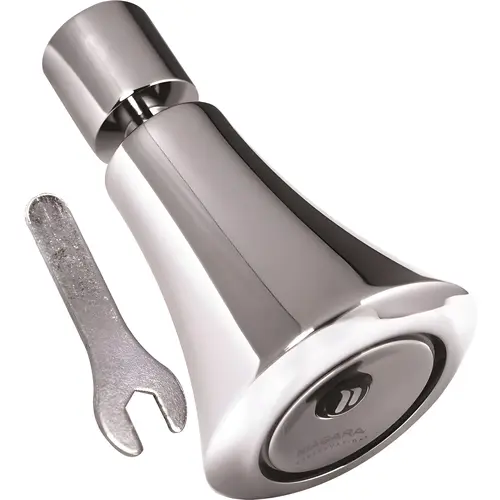 1-Spray 2.5 in. Single Wall Mount Low Flow Fixed Shower Head in Chrome 1-Spray 2.5 in. Single Wall Mount Low Flow Fixed Shower Head in Chrome