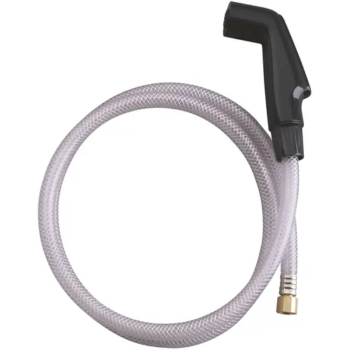 Kohler 1/4 In. X 18 Thread (NPSM) 50 In. Black Side Sprayer & Hose Assembly Kohler 1/4 In. X 18 Thread (NPSM) 50 In. Black Side Sprayer & Hose Assembly