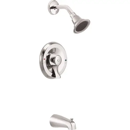Commercial Posi-Temp 1-Handle Tub and Shower Faucet Trim Kit in Chrome (Valve Not Included) Commercial Posi-Temp 1-Handle Tub and Shower Faucet Trim Kit in Chrome (Valve Not Included)