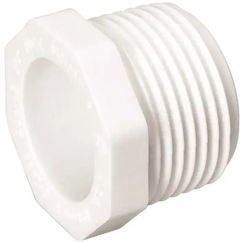 3/4 in. PVC MIPT Plug White