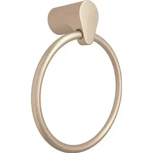 Cleveland Faucet Group YB4686BN Towel Ring Edge-Stone Brushed Nickel
