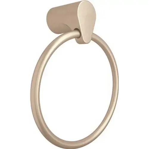 Towel Ring Edge-Stone Brushed Nickel