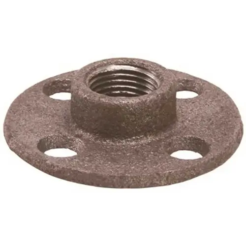 2 in. Black Malleable Floor Flange - pack of 9 2 in. Black Malleable Floor Flange - pack of 9