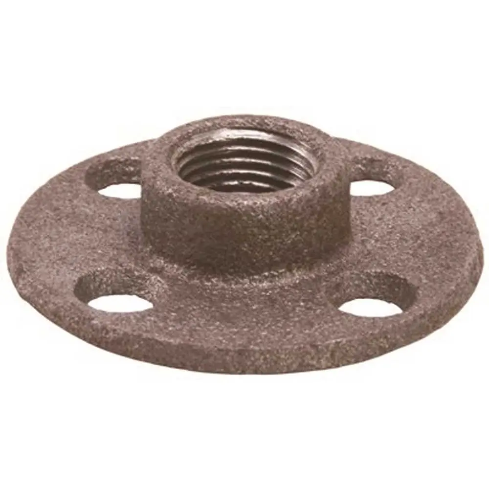 National Brand Alternative 1-1/2 in. Black Malleable Floor Flange - pack of 12 1MFF08-XCP12 National Brand Alternative 1-1/2 in. Black Malleable Floor Flange - pack of 12 1MFF08-XCP12