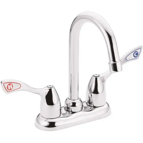 M-Bition Pantry Faucet, 1.2 Gpm, 8.88" Spout, 4" Center, Chrome, 2 Handles M-Bition Pantry Faucet, 1.2 Gpm, 8.88" Spout, 4" Center, Chrome, 2 Handles