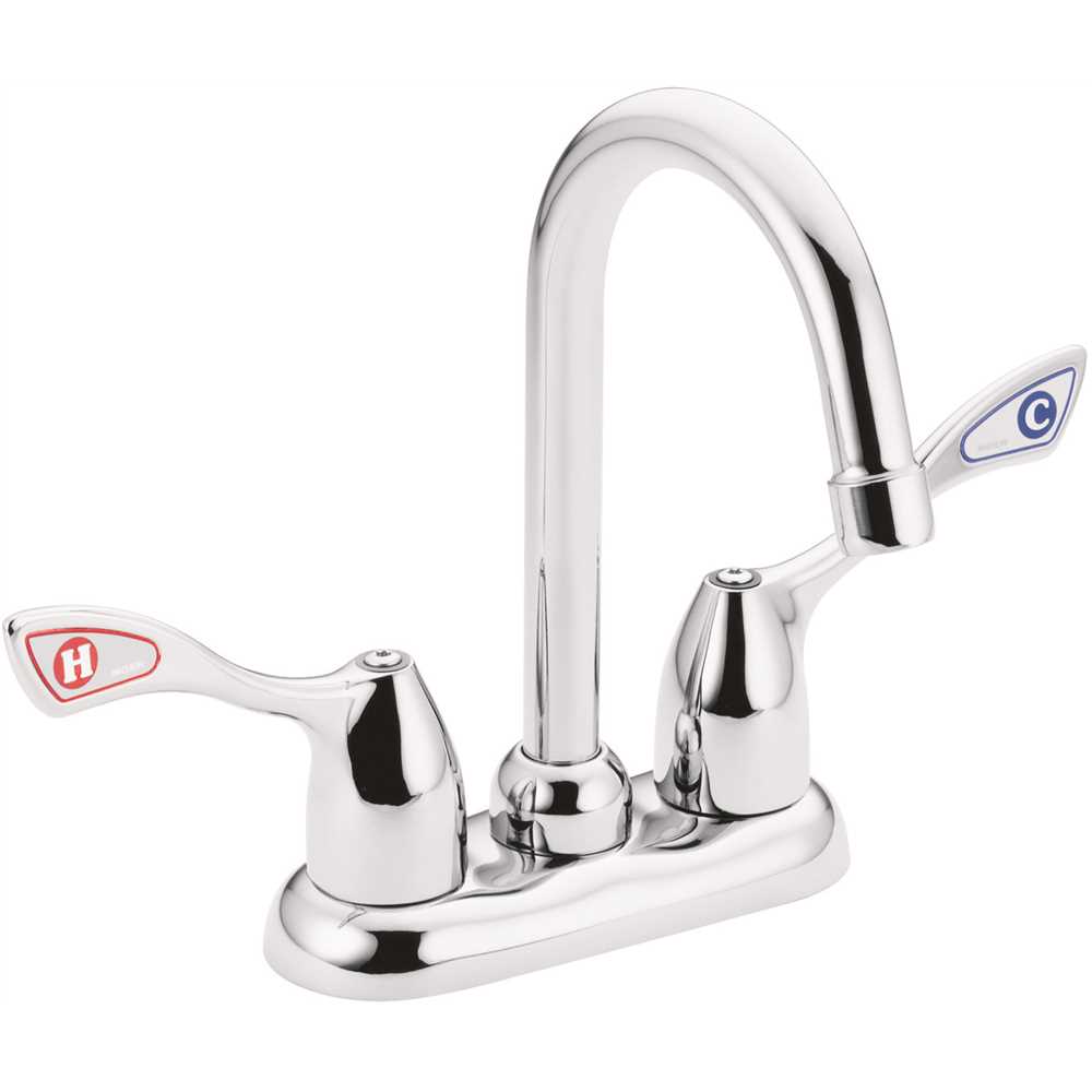 Moen 8948 M-Bition Pantry Faucet, 1.2 Gpm, 8.88" Spout, 4" Center, Chrome, 2 Handles