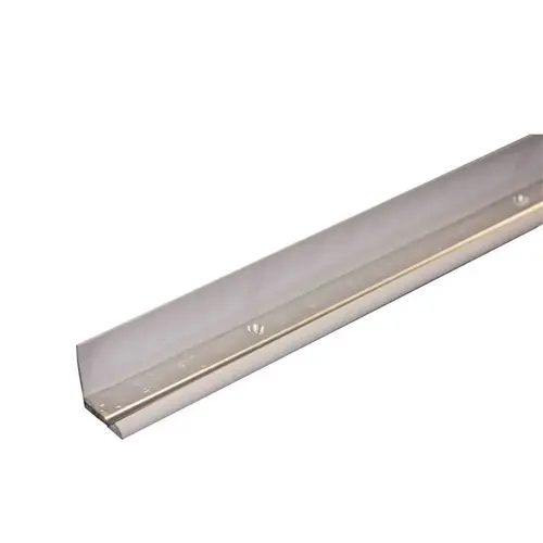 1.25 in. x 1 in. x 60 in. Vinyl Shower Floor Threshold Aluminum 1.25 in. x 1 in. x 60 in. Vinyl Shower Floor Threshold Aluminum