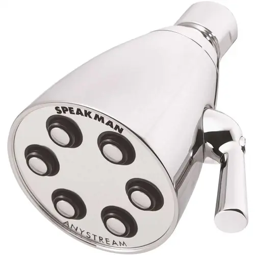 3-Spray 2.8 in. Single Wall MountHigh Pressure Fixed Adjustable Shower Head in Polished Chrome 3-Spray 2.8 in. Single Wall MountHigh Pressure Fixed Adjustable Shower Head in Polished Chrome