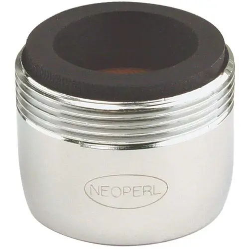 Perlator 1.8 GPM 15/16 in. 27 x 55/64 in. 27 Regular Dual Thread Faucet Aerator Chrome - pack of 6 Perlator 1.8 GPM 15/16 in. 27 x 55/64 in. 27 Regular Dual Thread Faucet Aerator Chrome - pack of 6