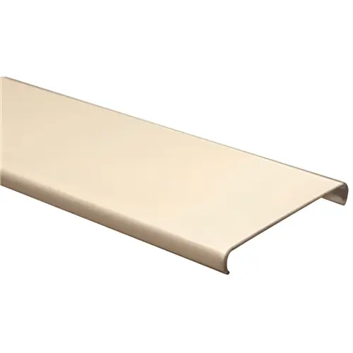 2400-Volt 5 ft. Raceway Cover Steel with Dual-Channel in Ivory