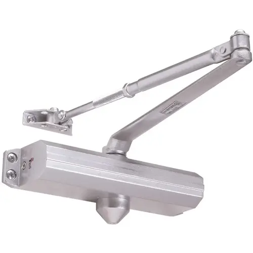 12641 BC PA AL Grade 1 Adjustable Door Closer - Satin Aluminum